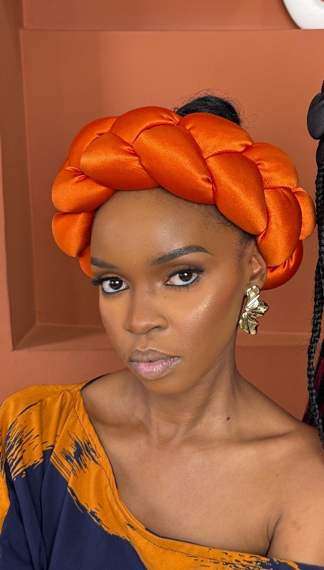 Ineza burnt orange headband