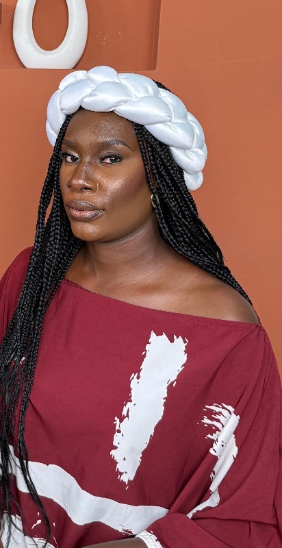 Ineza Headband in white