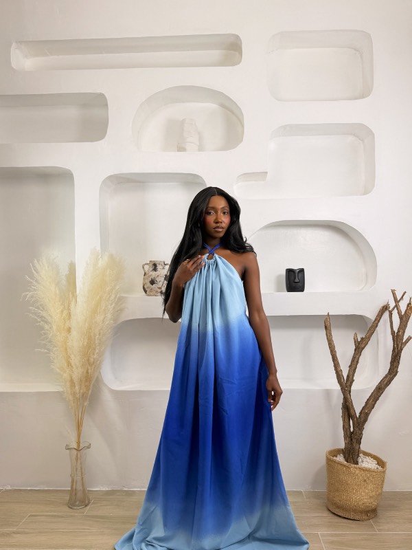 Aura in blue gradient